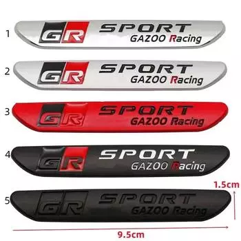 1 шт. 3D Металл GR Sport Gazoo Racing боковое крыло эмблема задний багажник багажник значок наклейка для GRsport C-HR RAV4 Corolla Camry 1