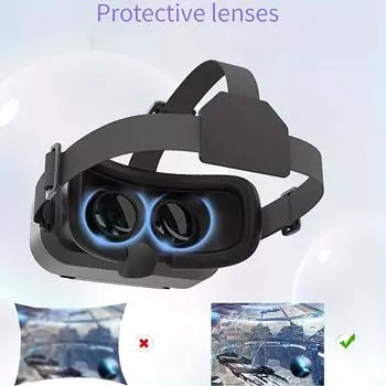 1 шт. 3D VR гарнитура умные очки виртуальной реальности VR шлем для iPhone/Android смартфоны телефонные линзы с контроллерами бинокль
