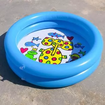 1 шт., 65X65 см, детский бассейн, детские летние детские водные игрушки, надувная ванна, круглая, милый бассейн с принтом животных United States