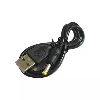 1 шт. 80 см 5 В USB-DC кабель для зарядки, штекер питания 1 А для PSP, шнур 5 В 4,0x1,7 мм, Char A3Y1 black-80cm