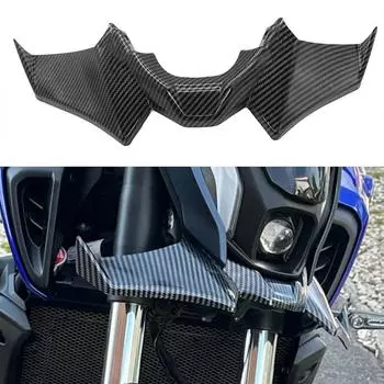 1 шт. ABS черный/углеродное волокно спойлер фары мотоцикла подходит для Yamaha MT-07 / MT-07 SP 2021-2023