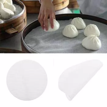 1 шт. антипригарный коврик для пароварки Dim Sum Tool пищевой силиконовый коврик для кухни под пароварку аксессуары для приготовления пищи экологически чистая посуда