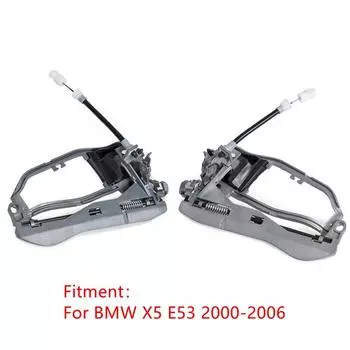 1 шт. автомобильная внешняя дверная ручка кронштейн для BMW X5 E53 2000-2006 передняя левая правая наружная ручка корпус детали FRONT