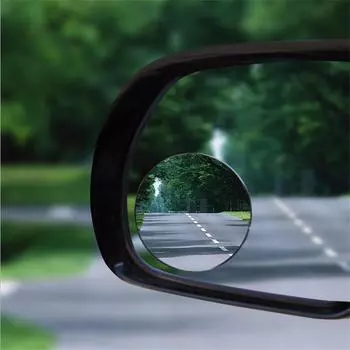 1 шт. автомобильное безрамное зеркало для слепых зон, широкоугольное круглое выпуклое зеркало, маленькое круглое боковое парковочное зеркало заднего вида для слепых зон