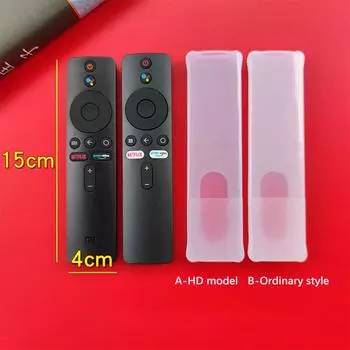 1 шт. Чехол для пульта дистанционного управления для Xiaomi Mi TV 4A, прозрачный, мягкий, силиконовый, ударопрочный, износостойкий, пылезащитный протектор