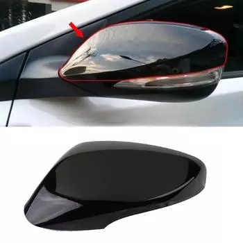 1 шт. Черная крышка зеркала заднего вида со стороны водителя слева для Hyundai Elantra 2011-2016 876163X000