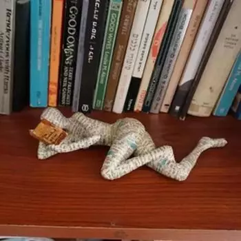 1 шт. читающая женщина, статуя из смолы, украшение для рабочего стола, украшение для дома, гостиной, спальни, домашняя скульптура, украшения, декор B