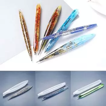 1 шт. держатель для ручек Craft Diy шариковая ручка прозрачные силиконовые формы для литья УФ форма для эпоксидной смолы 1 шт.
