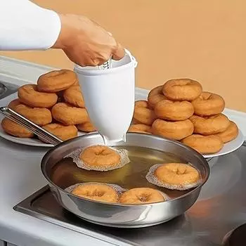 1 шт. DIY инструмент для выпечки, доильная машина, форма для выпечки, пресс-форма для пончиков, пресс-машина для приготовления пончиков, инструмент для выпечки десертов, форма для пончиков 1pc