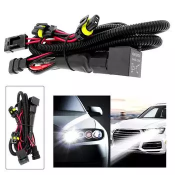 1 шт. для 9005 9006 H1 H13 H7 H8 H9 H11 ксеноновые HID провода жгут проводов светильник контроллер адаптер вилки лампы HID реле жгут проводов 9005(HB3)