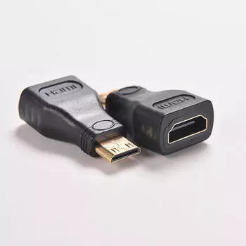 1 шт. для HDTV Mini Hdmi Type C Male to Hdmi Type A Female адаптер-разъем 1 PC