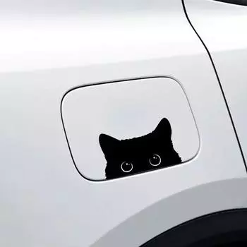 1 шт. Горячие автомобильные наклейки, аксессуары, бедный кот ворует с большими глазами, виниловый чехол для стайлинга автомобиля, водонепроницаемый ПВХ