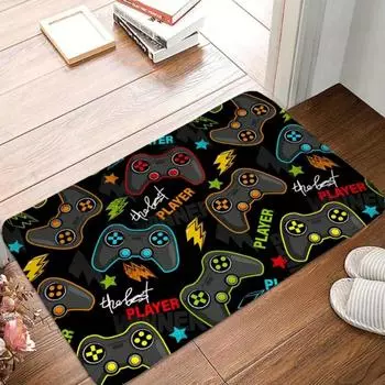1 шт., игровой контроллер, напольный коврик, моющийся, игровой коврик для мальчиков, спальни, гостиной, ванной комнаты, детский нескользящий ковер, домашний декор 30X50cm