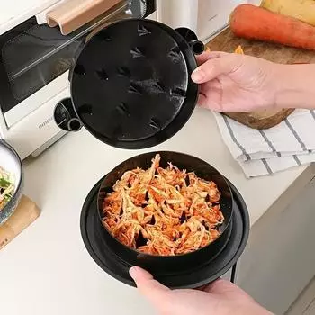 1 шт., Измельчитель курицы, Измельчитель куриного мяса, Ручная моющаяся мясорубка, Многоразовая мясорубка для говядины, Творческая мясорубка для курицы