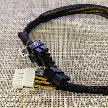 1 шт. кабель питания 8p+6p для R720 r730 r710 gpu N08NH/9H6FV запчасти для планшетного сервера