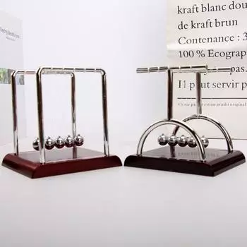 1 шт. Колыбель балансировочные стальные шарики, вечное движение мяч столкновения, школьное обучение физика наука маятник украшение дома