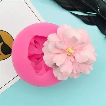 1 шт. красивая форма для цветов DIY гипсовая смола художественная мягкая силиконовая форма для помадки шоколада мыло украшение для торта инструмент для выпечки One Size розовый