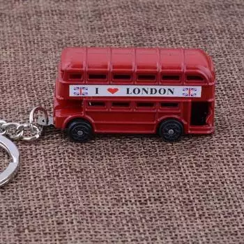 1 шт. креативный брелок для ключей I Love London сувенирный брелок для ключей красный