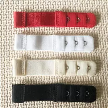 1 шт./лот, 1 ряд, 3 крючка, удлинитель для бюстгальтера, нейлоновая застежка, эластичный ремешок, удлинители для бюстгальтера, регулируемые интимные аксессуары чёрный