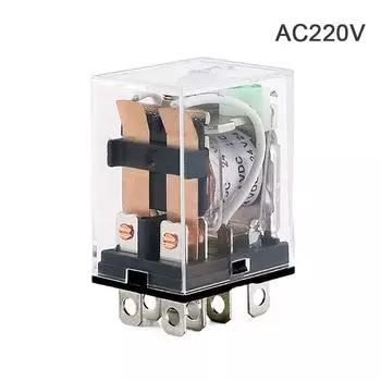 1 шт. микроэлектромагнитное реле с подсветкой 8-контактный Jqx-13F Ac220V DC24V Hh62P