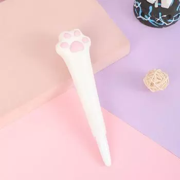 1 шт. Милая мягкая гелевая ручка Kawaii, канцелярские принадлежности для декомпрессии, креативная милая мультяшная ручка, офисные школьные принадлежности Ink Color:Black