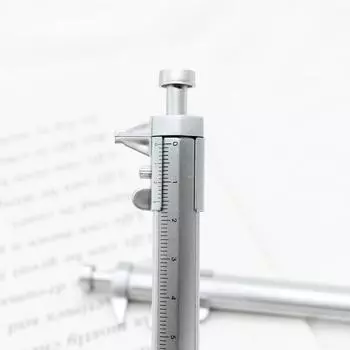 1 шт. Милая шариковая ручка-калипер Vernier, креативный офисный подарок, школьные принадлежности, канцелярские принадлежности, кавайные ручки