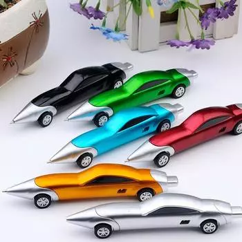 1 шт. Милая шариковая ручка Lytwtw s Candy Color Car, креативный офисный подарок, школьные принадлежности, канцелярские принадлежности, кавайные ручки Red синий