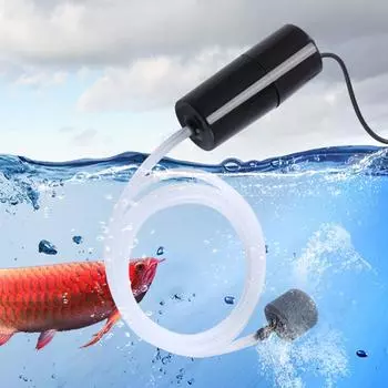 1 шт. мини-аквариум кислородный воздушный насос аквариум USB бесшумный воздушный компрессор