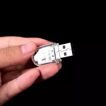 1 шт. Мини портативный светодиодный яркий USB ночник лампа гаджеты для ПК ноутбука чтения