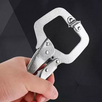 1 шт. Мощные плоскогубцы типа C, многофункциональные мощные плоскогубцы с плоской головкой, фиксированные плоскогубцы, инструмент для быстрозажимных плоскогубцев