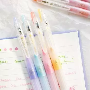 1 шт. Набор гелевых ручек со знаками зодиака Magic Clip 12 Constellation Juice Color Ink 0,5 мм шариковая ручка для письма