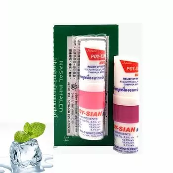 1 шт. Назальный ингалятор, мазь для носа, освежающая палочка, натуральная растительная эссенция