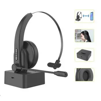 1 шт. ПК телефон Bluetooth 5.0 беспроводная гарнитура с микрофоном с шумоподавлением