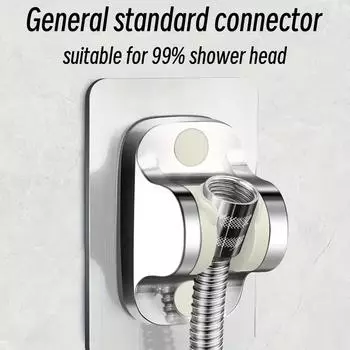 1 шт. подставка для душевой лейки, регулируемая настенная подставка для душевой лейки, самоклеящаяся ручная подставка для душевой лейки, аксессуар для ванной комнаты