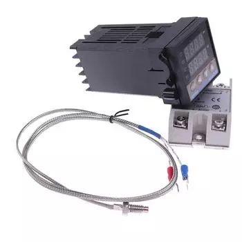 1 шт. Rex-C100 V Dn умный термостат Ssr регулируемый регулятор температуры переключатель