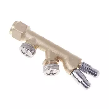 1 шт. сельскохозяйственная форсунка-распылитель Fighter Fan Nozzle, распылительная форсунка, пистолет-распылитель с 4 форсунками золотой