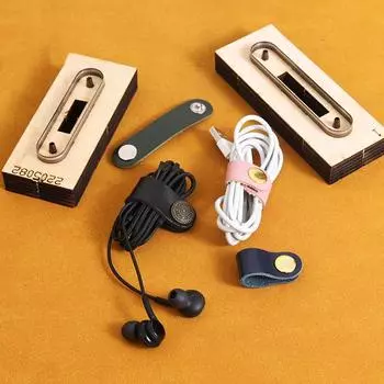 1 шт. шаблон для резки кожи, кабель USB для передачи данных, органайзер для наушников S