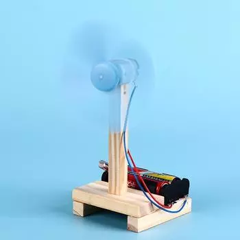 1 шт. Синий DIY электрический вентилятор экспериментальная модель физика наука начальное образование One Size