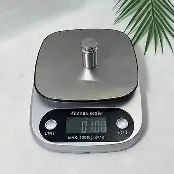 1 шт. Точные цифровые кухонные весы для приготовления пищи и выпечки - предел взвешивания 22 фунта в граммах и унциях, идеально подходят для кофе, мяса и многого другого
