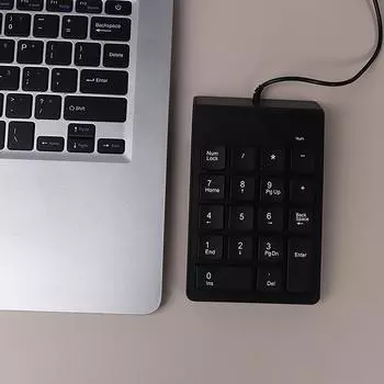 1 шт. универсальная цифровая клавиатура USB проводная мини-клавиатура для ноутбука настольного ПК компьютерная цифровая клавиатура 18 клавиш клавиатура