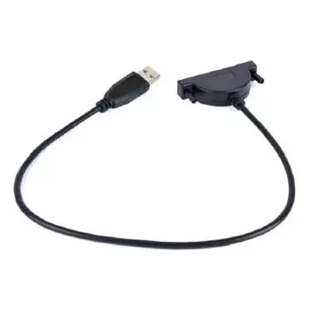 1 шт. USB 2.0 к Mini Sata Ii 7+6 13Pin адаптер для ноутбука CD/DVD Rom Slimline привод конвертер кабель винты устойчивый стиль