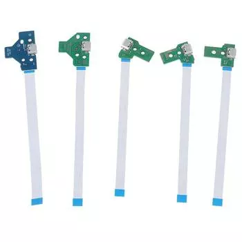 1 шт. USB-порт для зарядки, печатная плата для 12-контактного разъема JDS 011 030 040 055 14-контактного разъема 001 для контроллера PS4