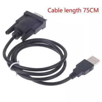 1 шт. USB Rs232 к DB 9-контактный мужской кабель-адаптер конвертер поддерживает систему Win7-10