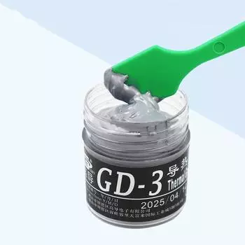 1 штука 30 г серая 7,5 Вт/м-К Gd-3-Cn30 термопаста для ЦП, ГП, радиатора, охлаждающего кулера, термопаста, силикон Cn Sy Bb One Size