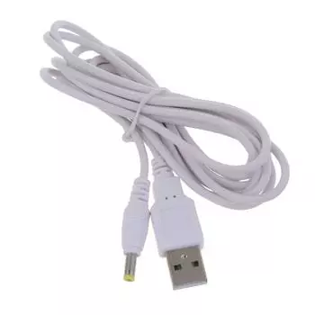 1 упаковка кабеля питания USB-DC, тип USB 2,0 A, штекер 4,0 x 1,7 мм, штекер постоянного тока 5 В, цилиндрический разъем, зарядный кабель 1M