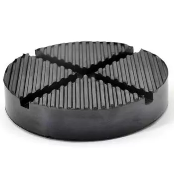 1 x Rubber Pad Car Lift Jack Stand Pads Black Rubber Slotted Floor Pad Frame Rail Adapter чёрный