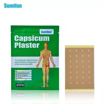 1bag(8ПК) Пластырь с экстрактом Sumifun, пластырь для суставов, бальзам для мышц колена, наклейка для массажа тела 1Bag(8PC)