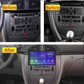 1din Android Car Multimedia для Citroen C5 2005-2010 Радио Стерео Головное Устройство CarPlay Экран Автомагнитола GPS Навигация Авто
