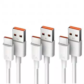 1M/3FT USB A to Type C кабель для быстрой зарядки телефона планшета ПК - 3 шт. в упаковке 1m