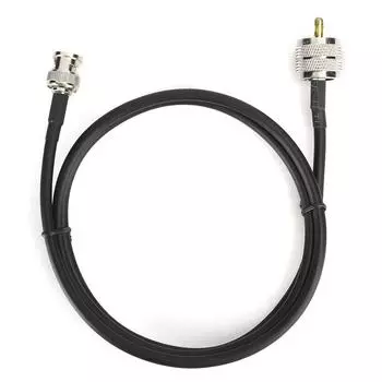 1M UHF Male PL259 to BNC Male Тестовый кабель Провод Коаксиальный Кабель Адаптер Аксессуар